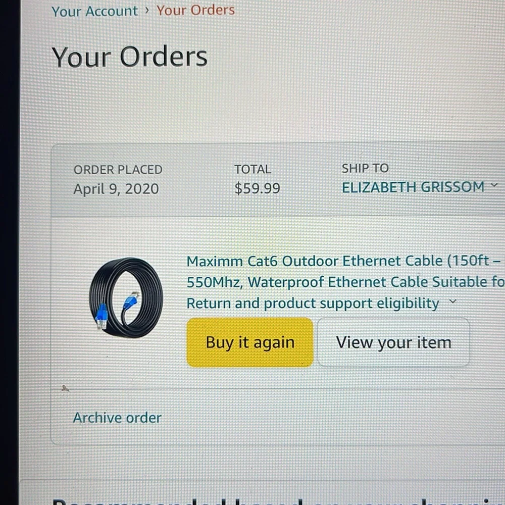 150 cable amazon